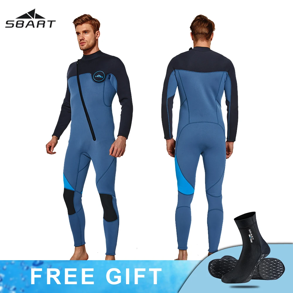 3mm Neopreno Wetsuit Men Diving Suit Quick Dry Keep Warm One-Piece Swimsuits Snorkeling Surfing Clothes Rash Guards Long Sleeve