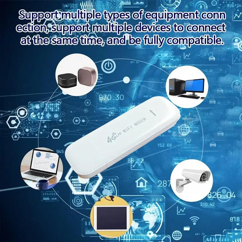 Routeur WiFi portable USB, adaptateur réseau sans fil, point d'accès mobile de poche, grotte WiFi, partage multi-appareils, 4G