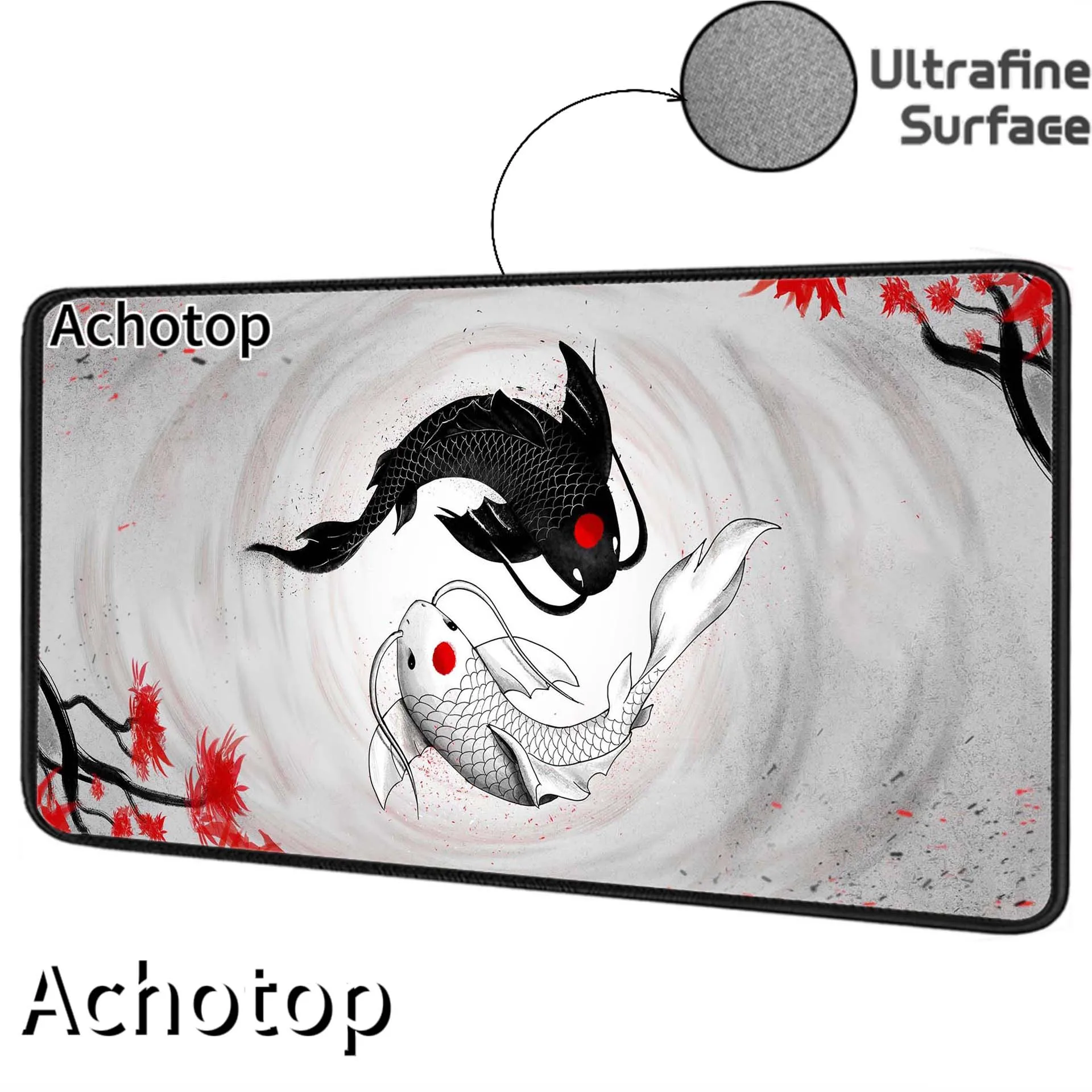 Ultrafine Surface Japanese Koi Mousepad Gamer Mouse Pad Gaming Desk Mat Alfombrillas de ratón Mouse Mat Keyboard Pads 90x40cm