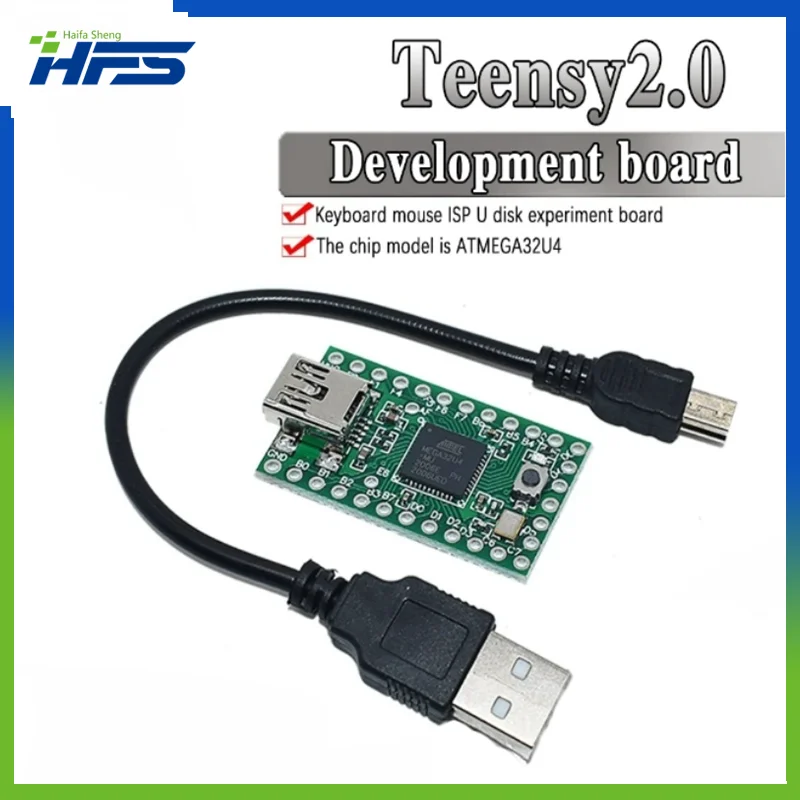 

official Teensy 2.0 USB keyboard mouse teensy for Arduino AVR ISP experiment board U disk Mega32u4 NEW