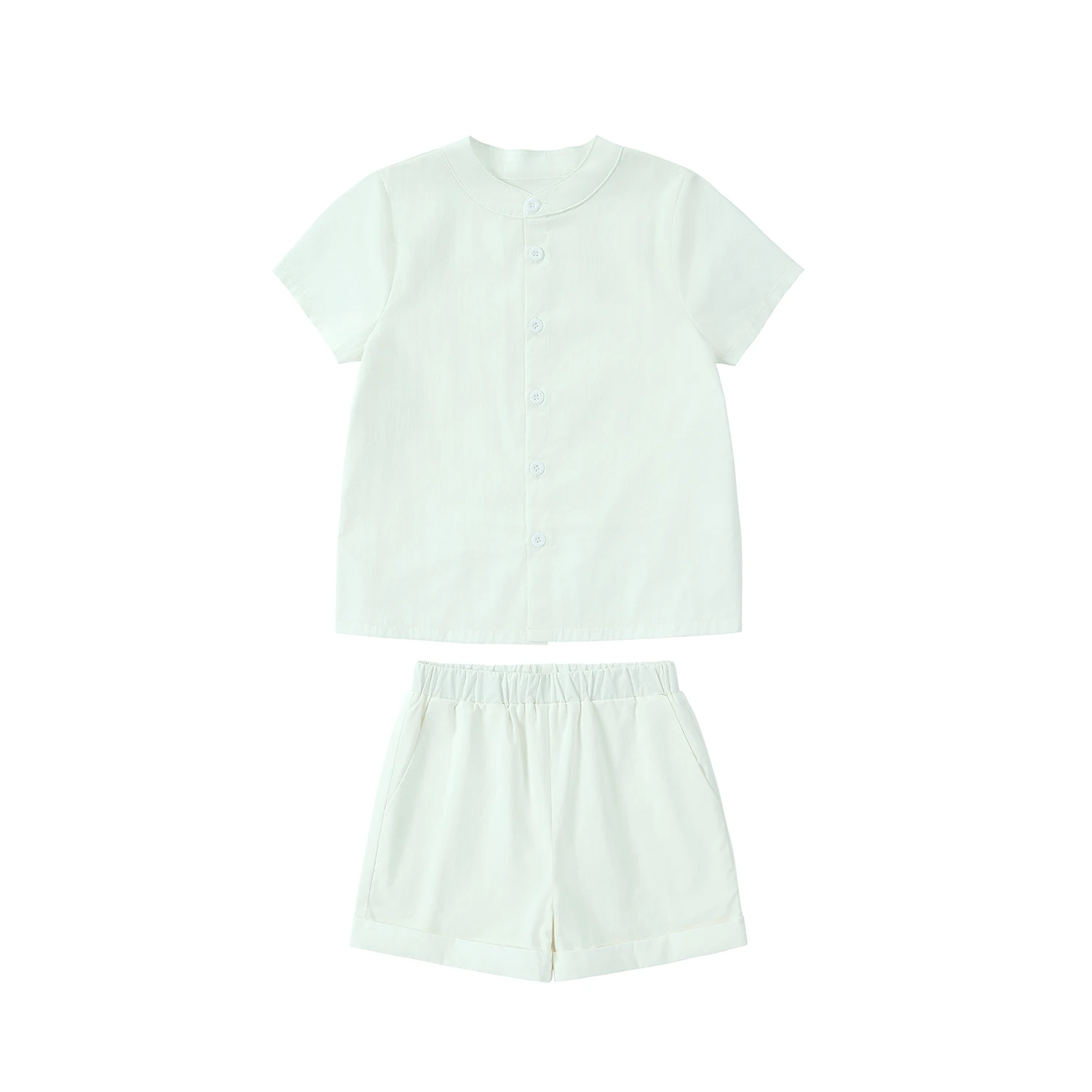 Sage Collection – Boys White Set
