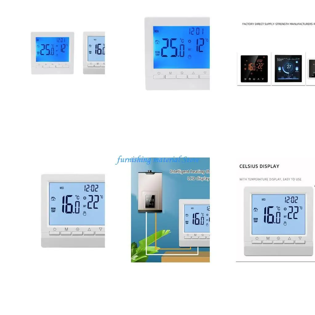 

Y5GD модернизированный программируемый термостат -газовой котел Угревательный контроллер термостата температуры