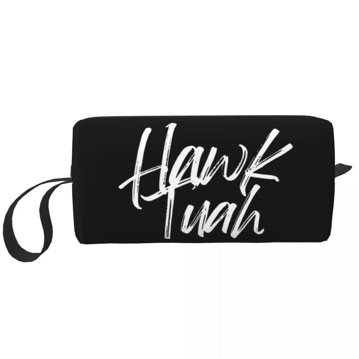 Hawk Tuah Spit On That Thing Makeup Bag Large Cosmetic Bag for Men Women Spitting Sound Viral Meme Toiletry Bag Dopp Kit