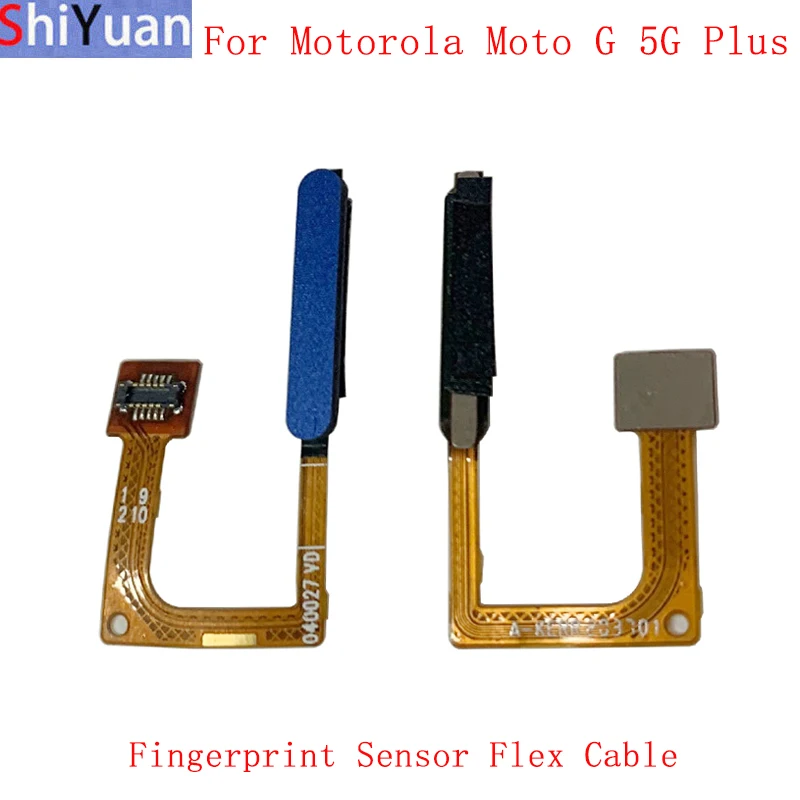 Fingerprint Sensor Button Flex Cable Ribbon For Motorola Moto G 5G Plus Power Key Touch Sensor Flex Replacement Parts