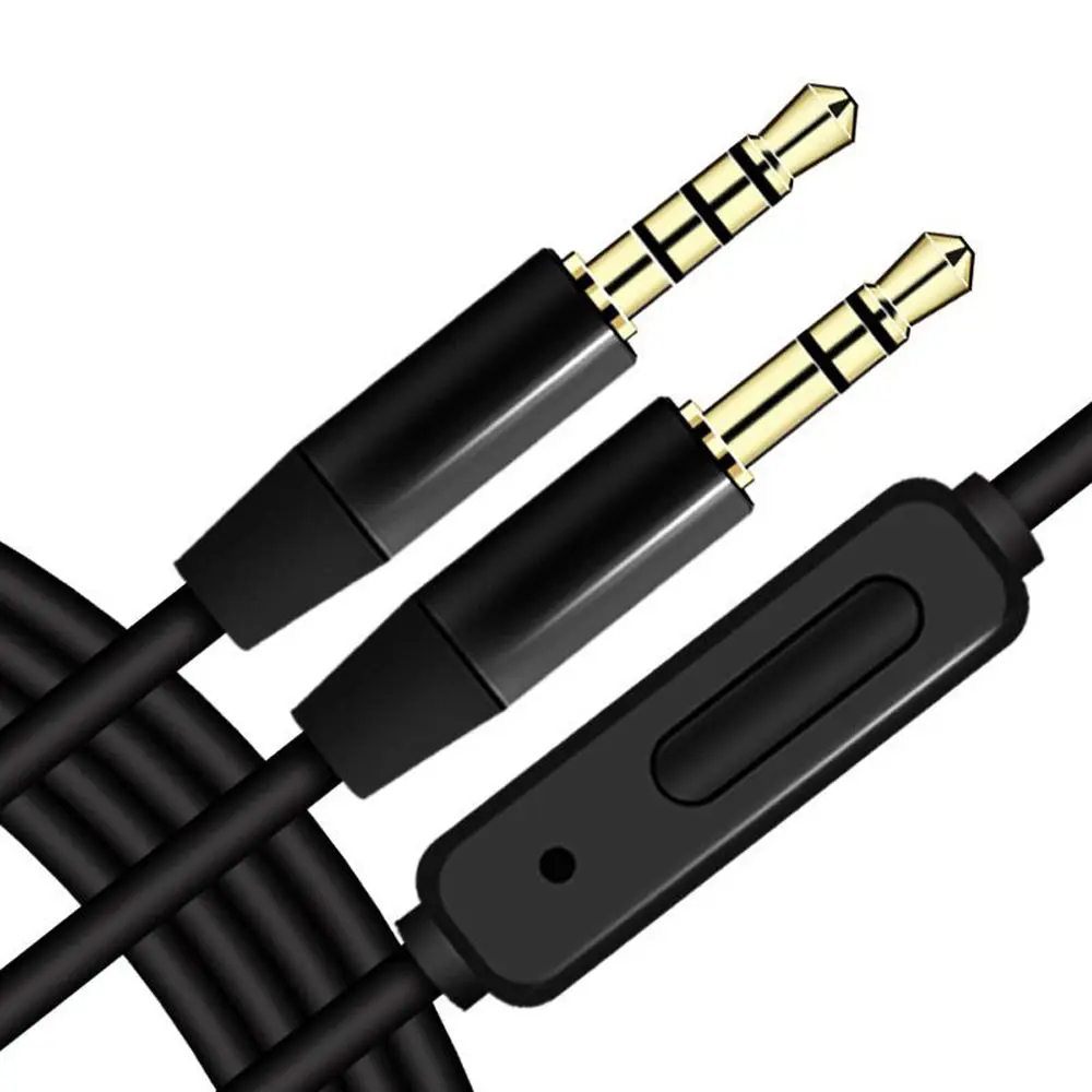 3.5mm z męskiego na męskie Aux kabel Audio Pro 3.5 Jack mikrofon przewód AUX samochodowe Stereo Adapter do słuchawek