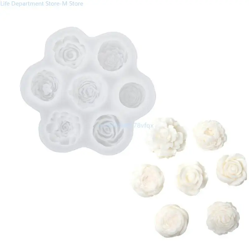 

Handmade Jewelry Earring Necklace Pendant Silicone Mold Small Flower Resin Molds