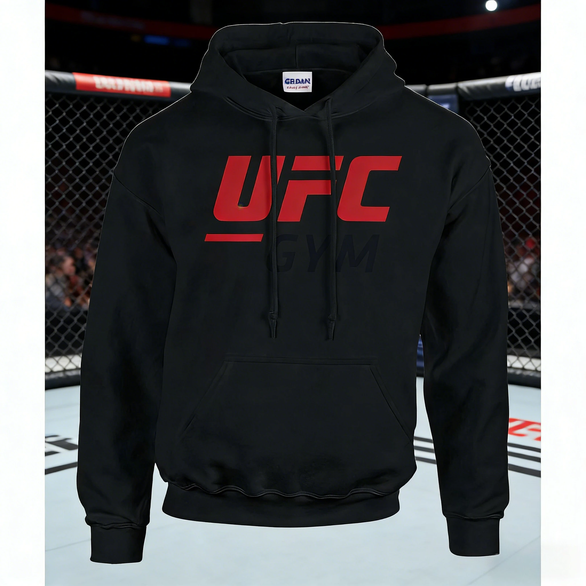 

Осень/зима 2026, толстовка с логотипом UFC, женская модная свободная повседневная хлопковая теплая толстовка, пальто унисекс