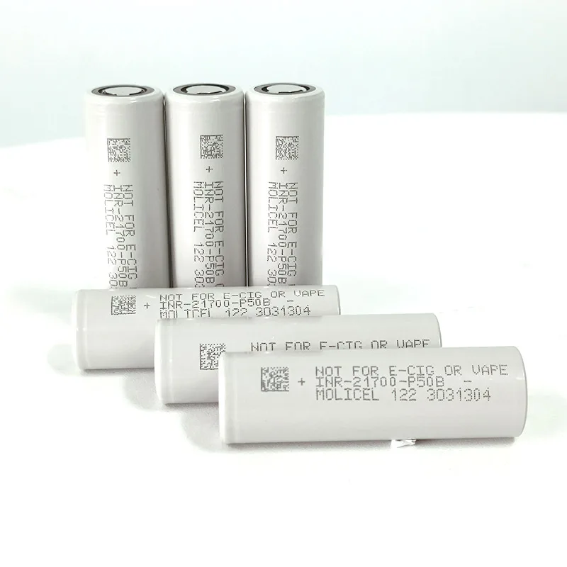 1-10pcs Original Molicel P50B INR 21700 Battery 5000mAh High-capacity 50A 3.7V  Rechargable Li-ion Batteries For Battery Pack