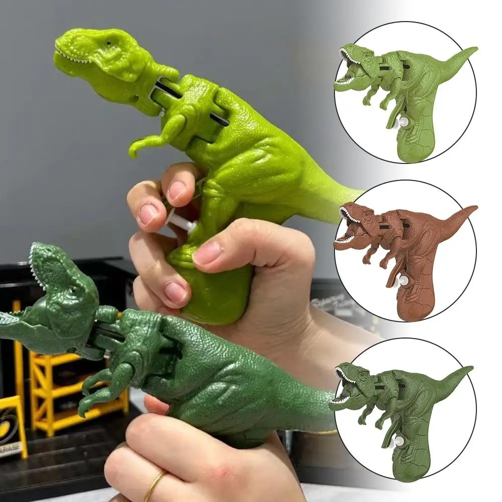 Shake Dinosaur Water Gun Toy Spray Shooting Pressing Grip Water Pistol Boys Summer Beach Swimming Pool Toy For Kids Bo B5f7