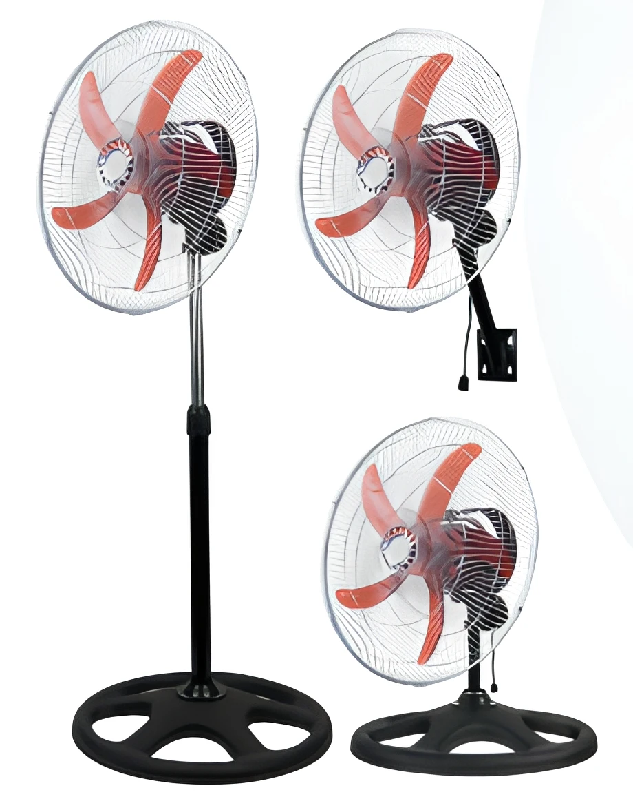 

Multi-functional 3 in 1 Oscillating Pedestal Fan Wall Mount & Tabletop Household Cooling Fan for Indoor Home Office Use