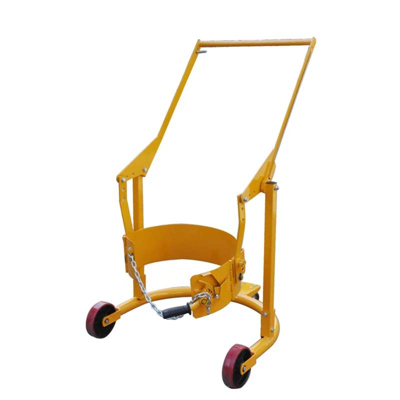 Electro-hydraulic Industrial 300kg Load Battery Oil Drum Rotating Mobile Barrel Lift Handling Stacking Equipment
