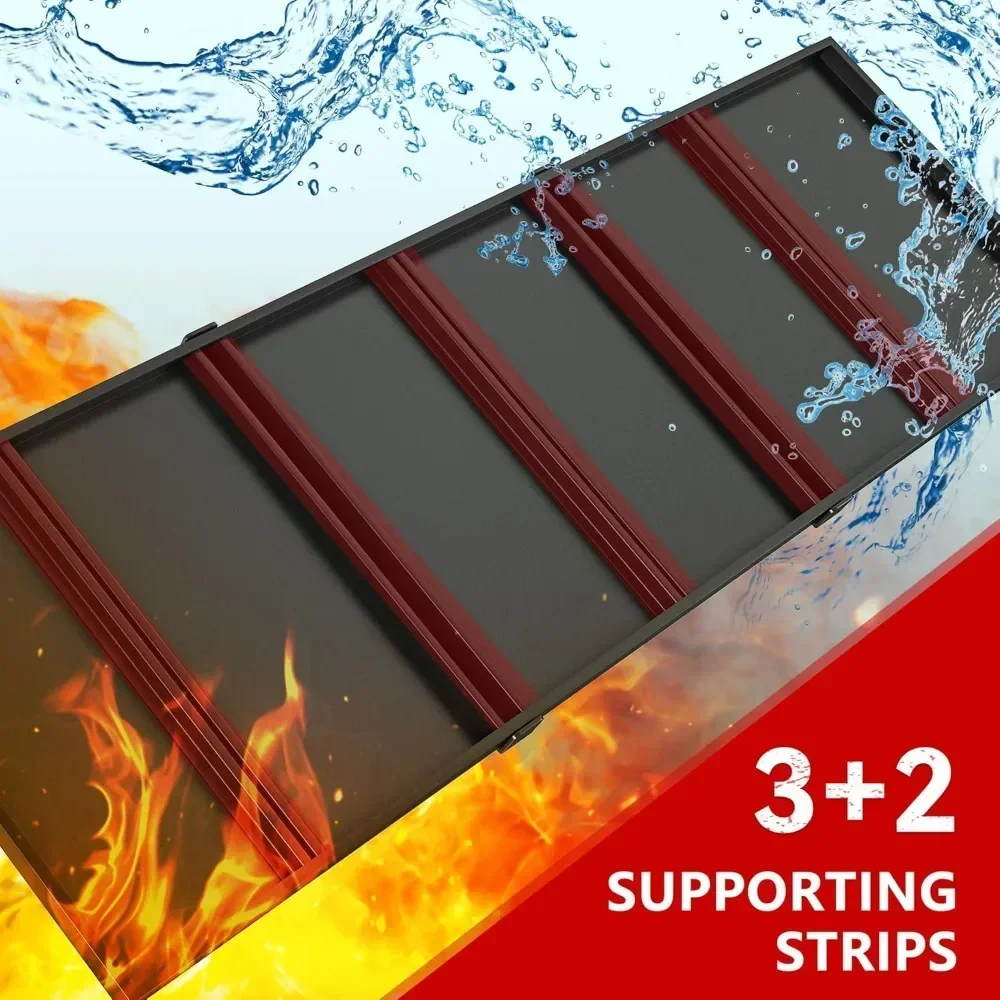 60インチ幅ガレージシェルフ、3000LBS耐荷重ガレージシェルフ、頑丈な収納棚、5段メタルシェルフ、倉庫用調整可能ユーティリティラック