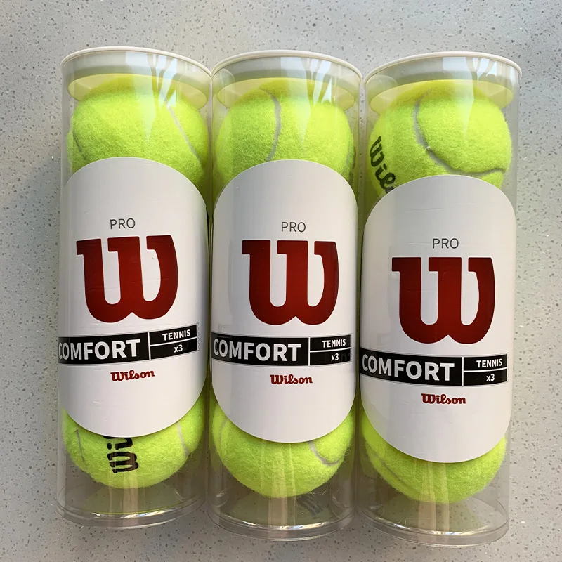 6/12pcs Tennis Balls with Mesh Carry Bag Practice Ball High Elasticity Pet Dog Playing Balls Outdoor Training Sports Competition