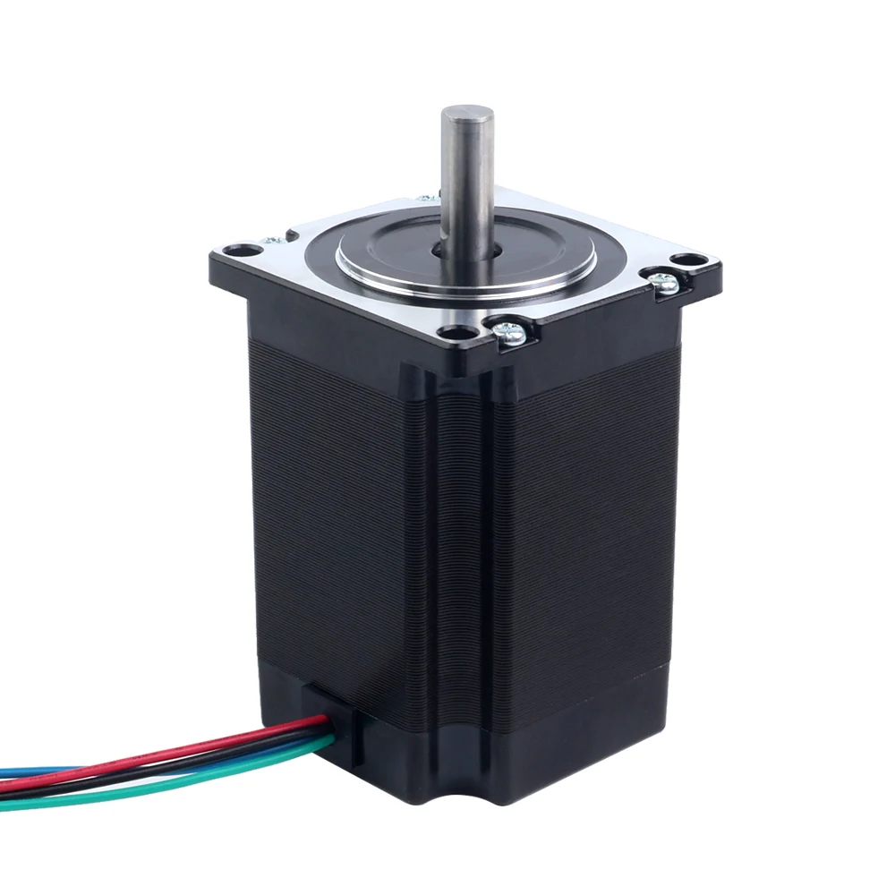 STEPPERONLINE Nema 23 Stepper Motor 57x76mm 1.9Nm 2.8A 2 Phase Φ8mm Shaft 4-lead for 3D Printer CNC Laser Grind Foam Plasma Cut