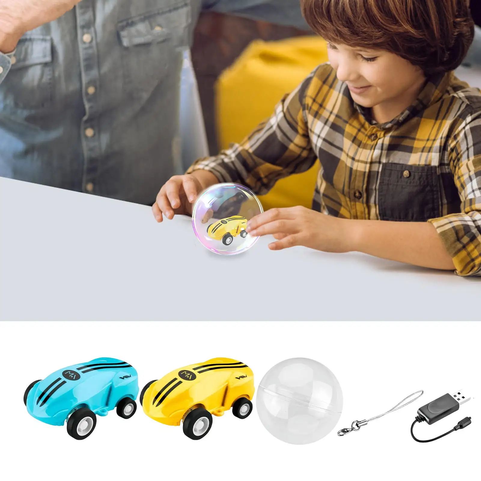 

Трюк-машина с RGB-подсветкой, маленькая высокоскоростная перезаряжаемая машинка для мальчиков, детская трюковая машина для дня рождения, Хэллоуина, Пасхи, дома, жизни