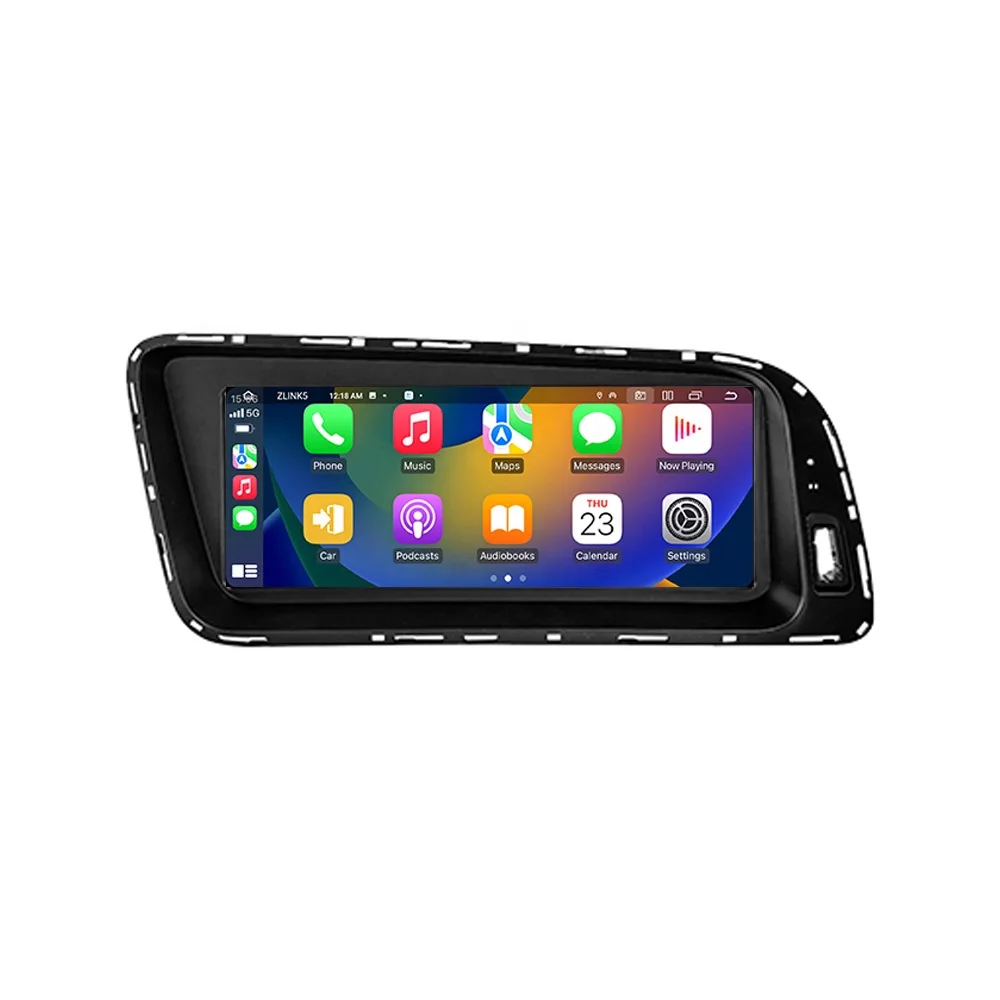 10.25 Inch Android Car Radio GPS Navigation and Carplay 2 Din Multimedia in Portable Design for Audi Q5 2009-2016