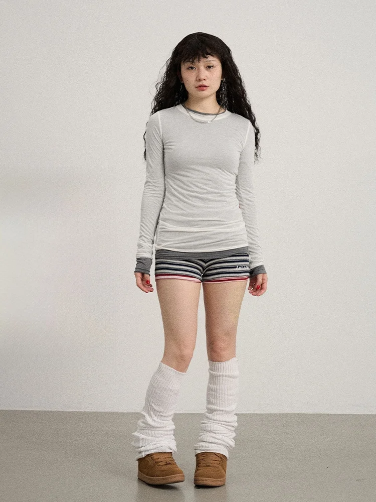 

Женский базовый топ Achihara Ice Sand Top с защитой от ультрафиолета, полупрозрачный цвет, длинный све, круглый Ne, стандартного кроя, летний комбинезон для поездок на работу