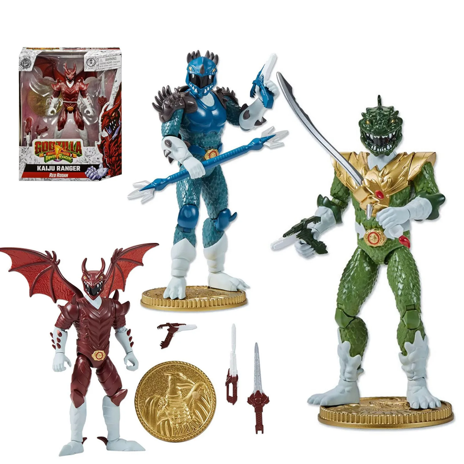 figuras-de-accion-de-godzilla-vs-power-rangers-ii-de-playmates-kaiju-ranger-godzilla-verde-anguirus-azul-rodan-rojo-coleccion-de-juguetes