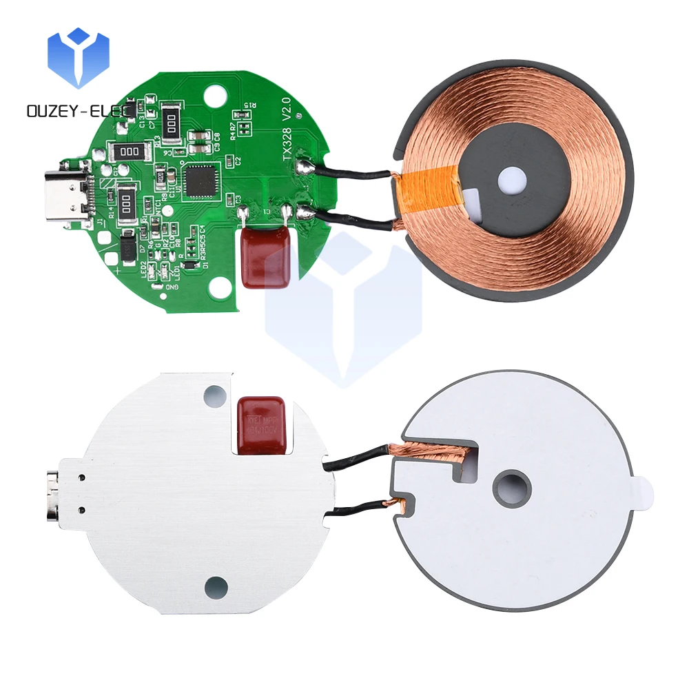 15W bezprzewodowy moduł ładowania do telefonu komórkowego do transmisji bezprzewodowa ładowarka magnetyczna samochodowej o dużej mocy 5V/9V/12V