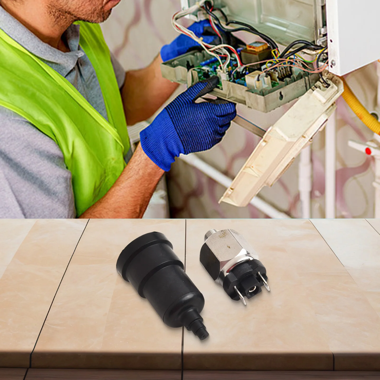 

Air Pressure Regulator Adjustable Pressure Switch Automated Systems Control Insulation Voltage 500V Adjustable Switch