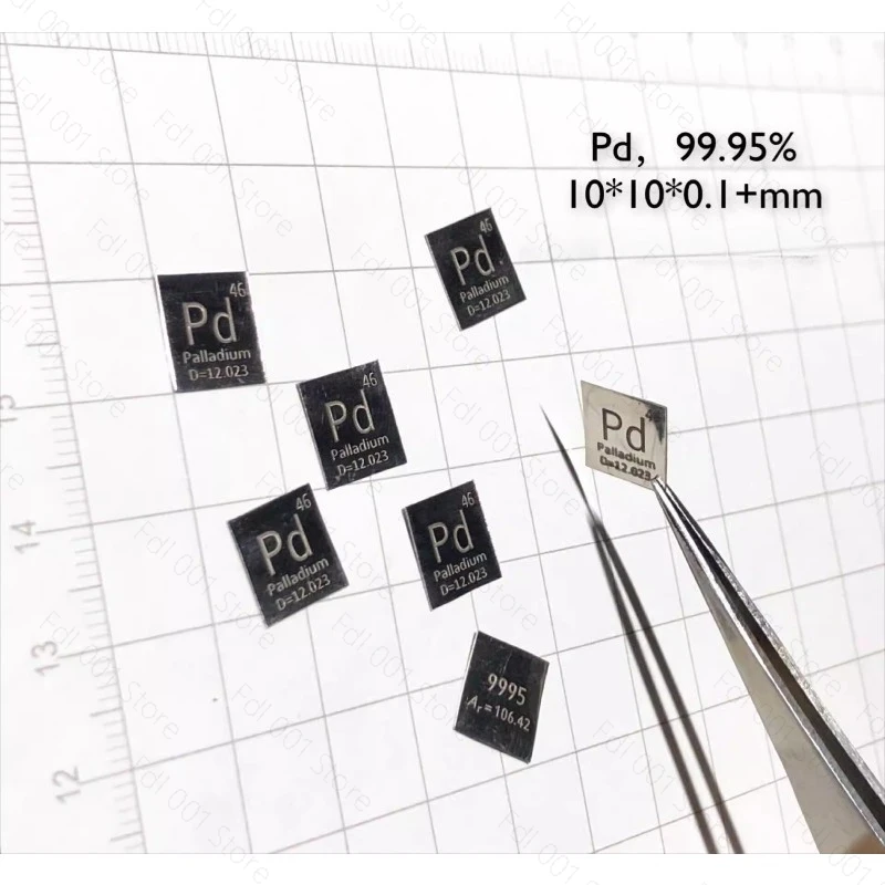 [Precious Metals Periodic Table Series] Palladium Tablets, Periodic Phenotype Palladium Tablets, Pure Palladium Tablets Pd9995