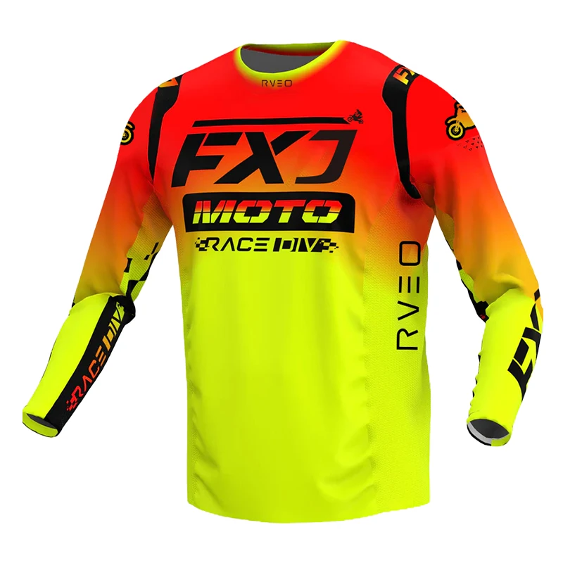 

Off road motorcycle jersey for men and women Customized Motochross Sweatshirt XXXXL Large size Pink blue black green racing mx