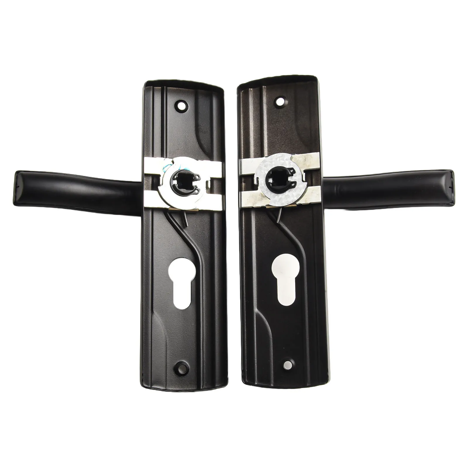 For Bedrooms Bedroom Lock Set Black Door Knob Comfortable Grip Easy To Install High-Quality Material Long-Lasting Performance