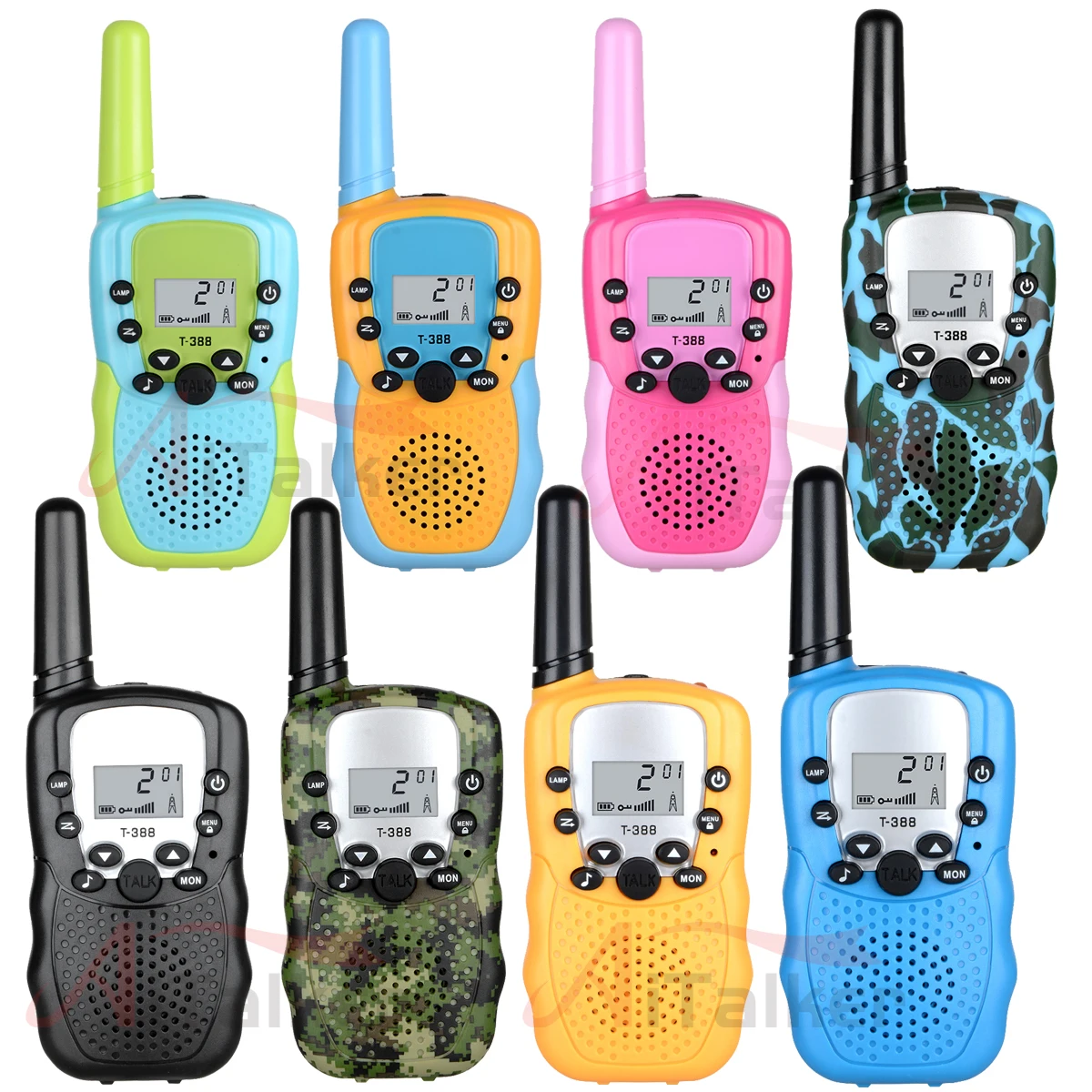 2 Stuks Mini Wlakie Talkie Talkpod Ouder-kind Familie Games Speelgoed Educatief Intellectuele T-388 Baofeng Radio Voor Kinderen geschenken