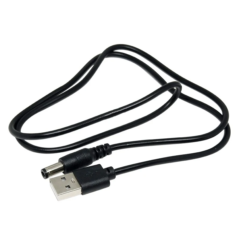 

1/5/10PCS USB 2.0 Male to DC 5.5mm x 2.1mm/5.5mm x 2.5mm Plug Jack DC Power Cord Socket Connector 5V Cable Line 5.5mm*2.1mm L1