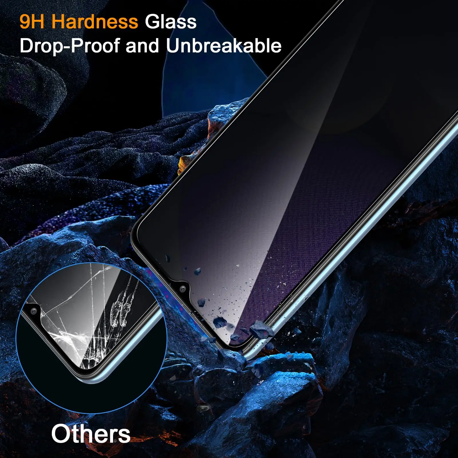 Anti Spy Screen Protector For Samsung Galaxy M32 5G 6.5 Privacy Tempered Glass 9H Anti Peep Scratch High Aluminum image 3