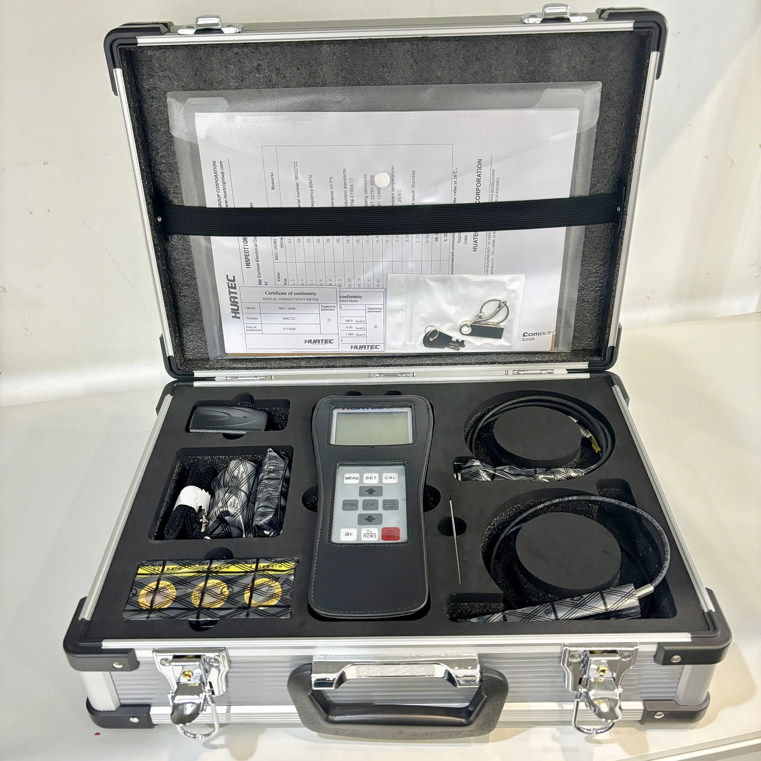 HAUTEC Digital Conductivity Meter HEC-103A Portable Tester