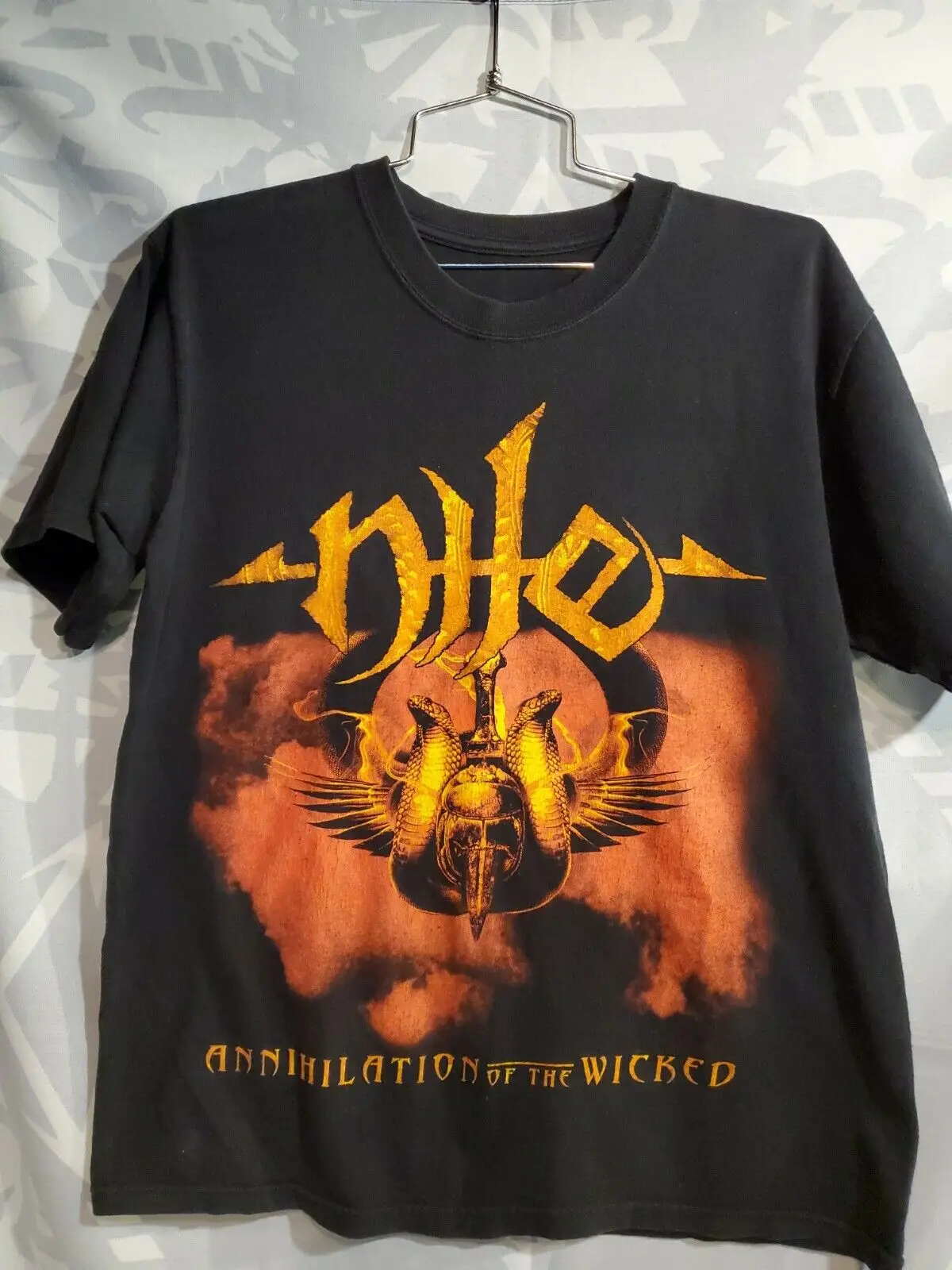 Nile Annihilation of The Wicked Tour 2007 Shirt Size Medium