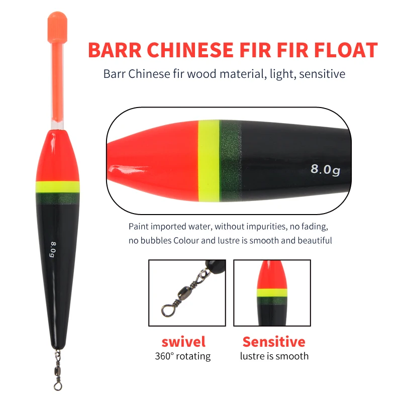 3/4 Uds flotador de pesca de mar palo luminoso accesorios de equipo de pesca aparejos de pesca accesorios mar - imagen 5