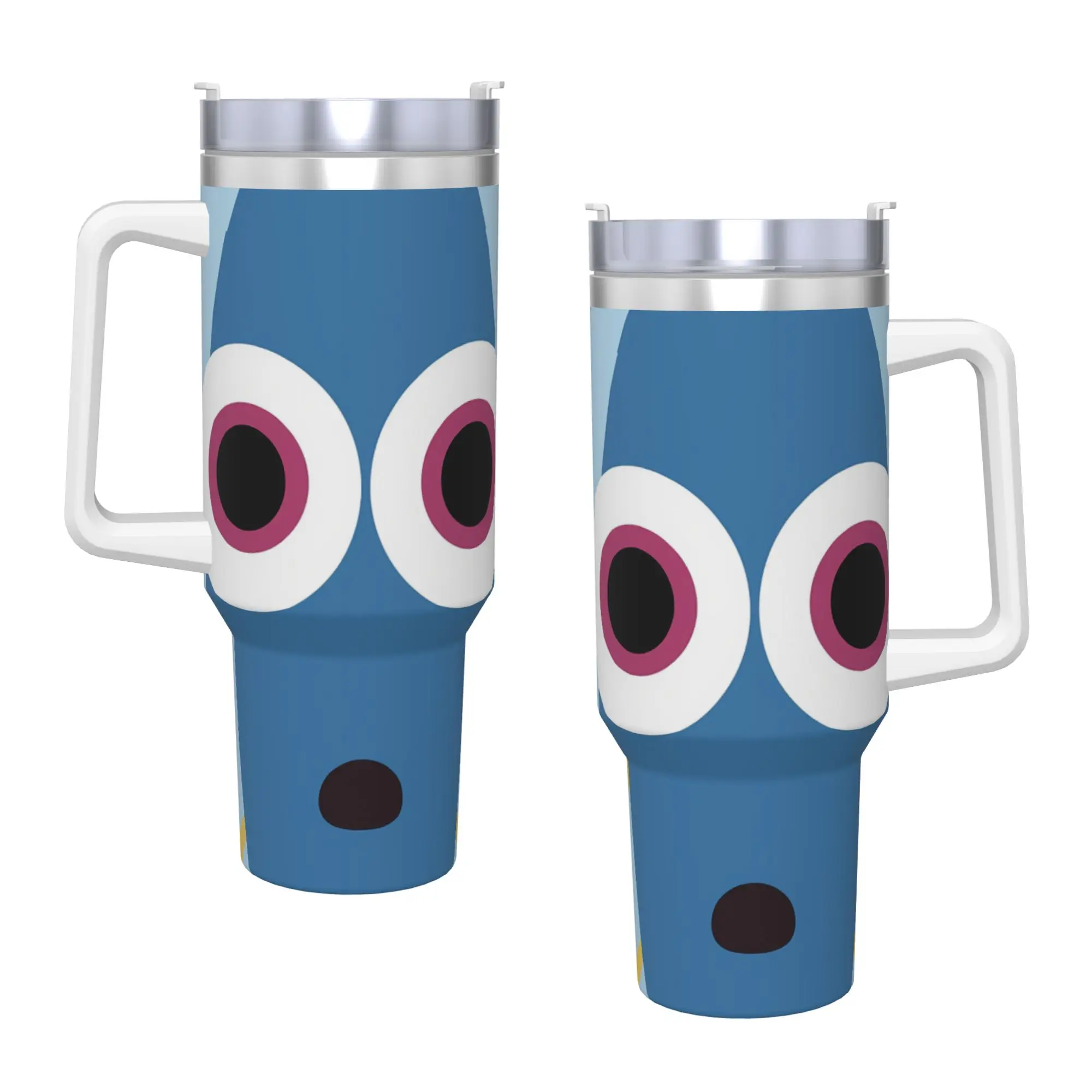 Custom Kawaii Finding Nemos Stainless Steel Tumbler  Travelist Mugs Cup 40oz Thermal Mug Leakproof Drinks Milk Tea Water Bottle