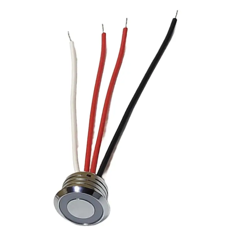 AFOURT-LED Strip Dimming Touch Sensor Switch Button Control Dual Memory Function LED Bed Wall Cabinet Stepless Dimmer