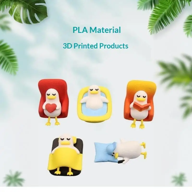 3D Printing Reading Ducks To Accompany Children's Reading Popular Items, Handheld Models, Simulation Toys, Children's Gifts