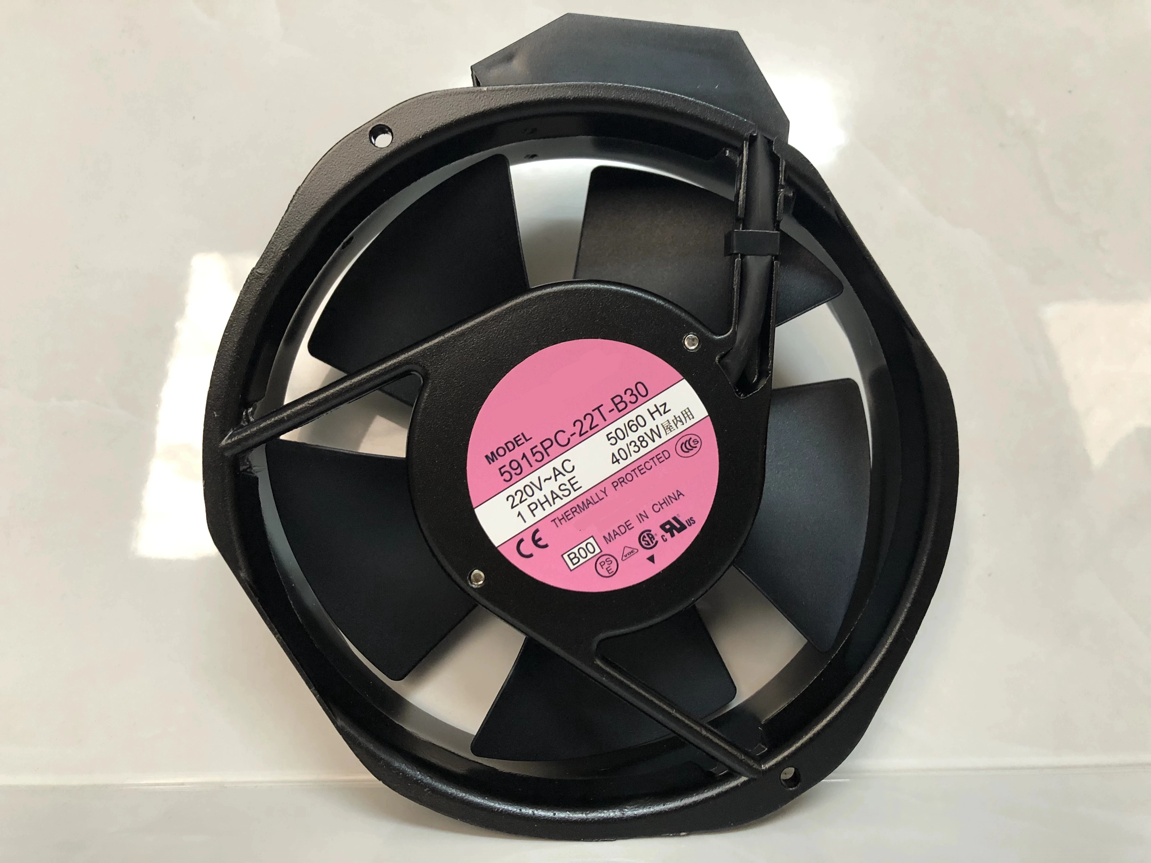 Cooling Fan 5915PC-22T-B30 5915PC-22T-B20 5915PC-22T-B10 220V 40/38W 172X150X38MM 2-Terminals