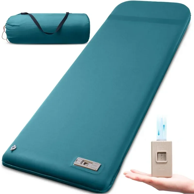 

TPYOCQU Self Inflating Sleeping Pad with Electric Pump,Insulated Camping Pad Mattress for Travel Car Tent