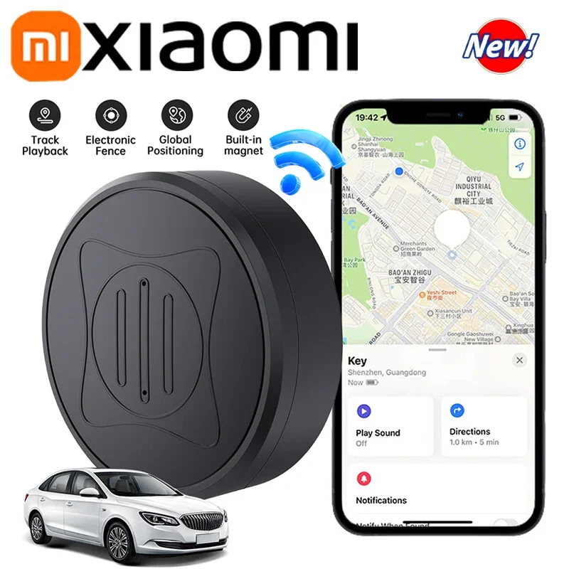 Xiaomi GPS Tracker Strong Magnetic Car Anti-Lost Device Pet Kids Bag racking Smart Finder Locator Accessories For Android IOS