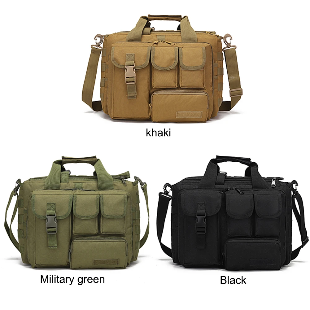 Army Tactical HandBag Mult-Pockets Military Sling Shoulder Bag Multi-functional MOLLE for Hunting Climbing Cycling