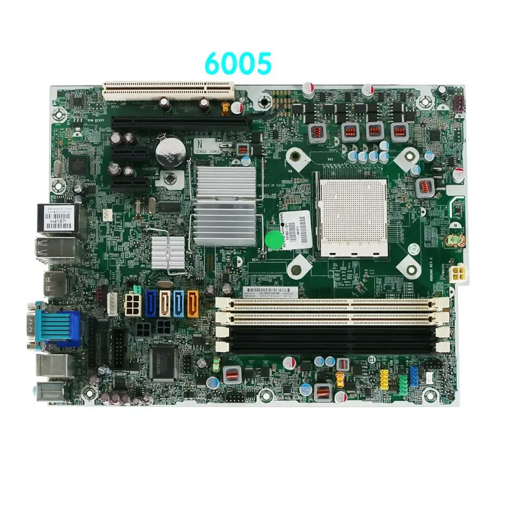 

Для настольной материнской платы HP Compaq 6005 Pro MT 531966 -001 503335 -001 503336 -000 Материнская плата, 100% протестирована, полностью работает