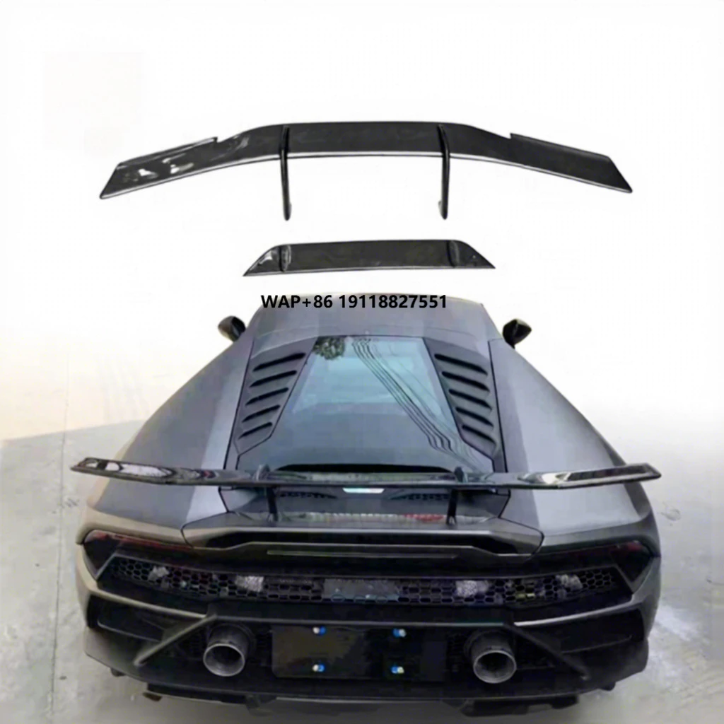 

Upgrade Novi Style Dry Carbon Car Rear Spoiler Wing for Huracan Lp610 Lp580 EVO