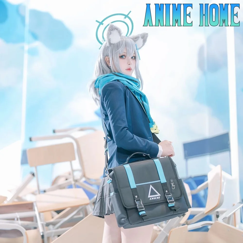 

Игра Синий Архив Sunaokami Shiroko Сумка на плечо для женщин Сумка-тоут JK Реквизит Оригинальный мультяшный косплей