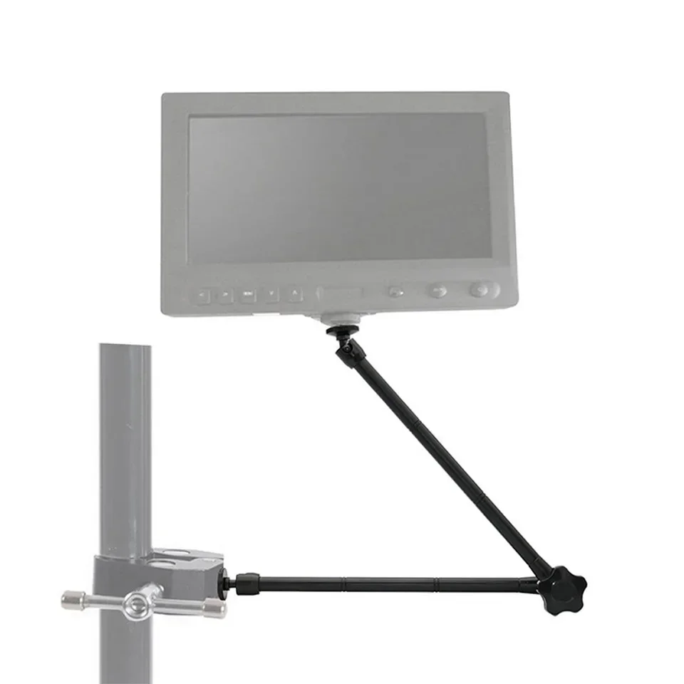 7/11/20 Inch Metal Articulating Magic Arm Super Clamp Holder Stand for DSLR Camera Monitor Phone Studio Photography Accessories