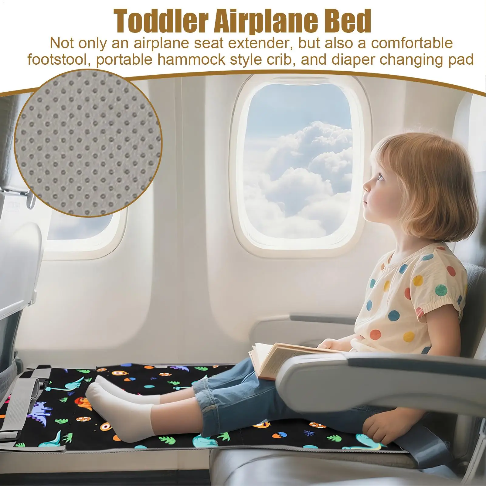 

Airplane Bed For Toddler Toddler Plane Bed Seat Extender Waterproof Nursery Furniture Travel Must Have For Baby Flight Outdoor