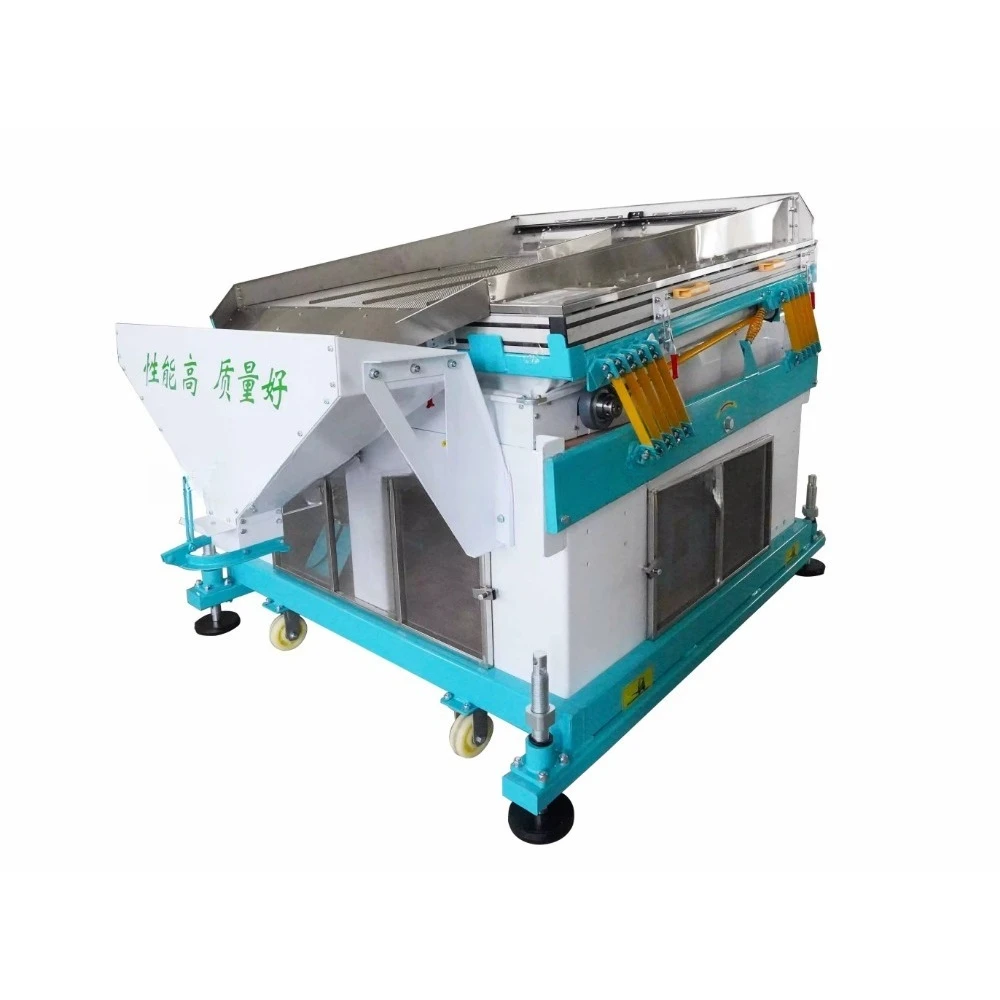 Grains Destoner QSC-7 Green Mung Bean Soybean Chili Seed Blow Type Gravity Table Destoner