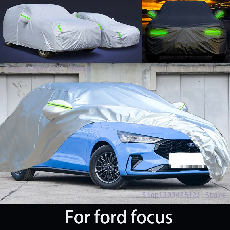 

For ford focus Outdoor Protection Full Car Covers Snow Cover Sunshade Waterproof Dustproof Exterior Car accessories