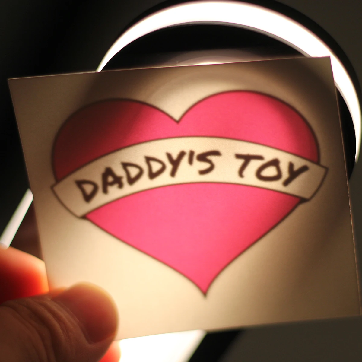 

Daddy's Toy english letter cuckold temporary tattoos,adult waterproof sticker.