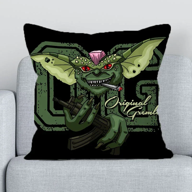 Gremlins Cushions Home Decor Double-sided Printed Pillowcases for Pillows 45x45 Cushion Cover 40x40cm Pilow Cases Sofa Pillow