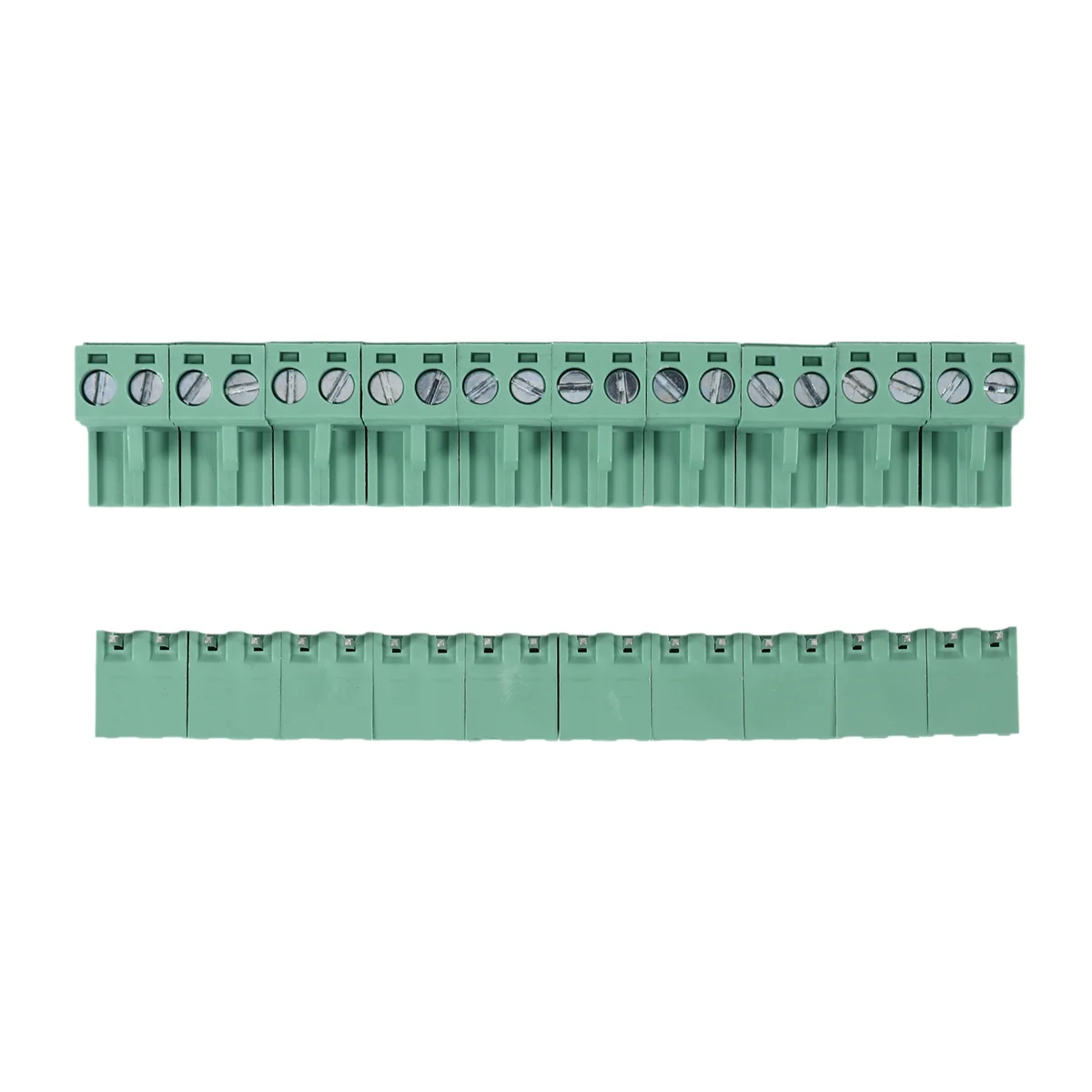 10 pcs 5.08mm Pitch 2Pin Plug-in Screw PCB Terminal Block Connector Right Angle